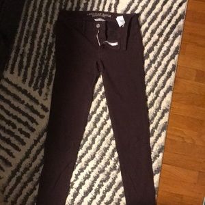Burgundy American Eagle Super stretch jogging a